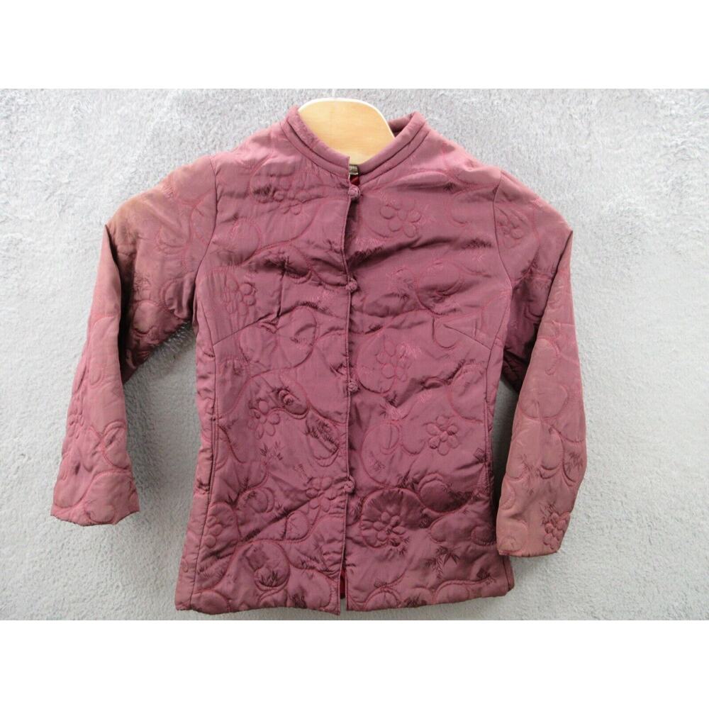 Vintage 100% Viscose Quilted Jacket JOHN WANAMAKER RSVP Shop Made in Hong Kong